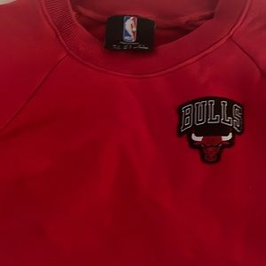 Red long sleeve crop top